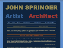 Tablet Screenshot of johnspringerarchitect.com